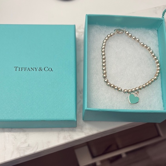 Silver Heart Charm Bracelet - Picture 2 of 3